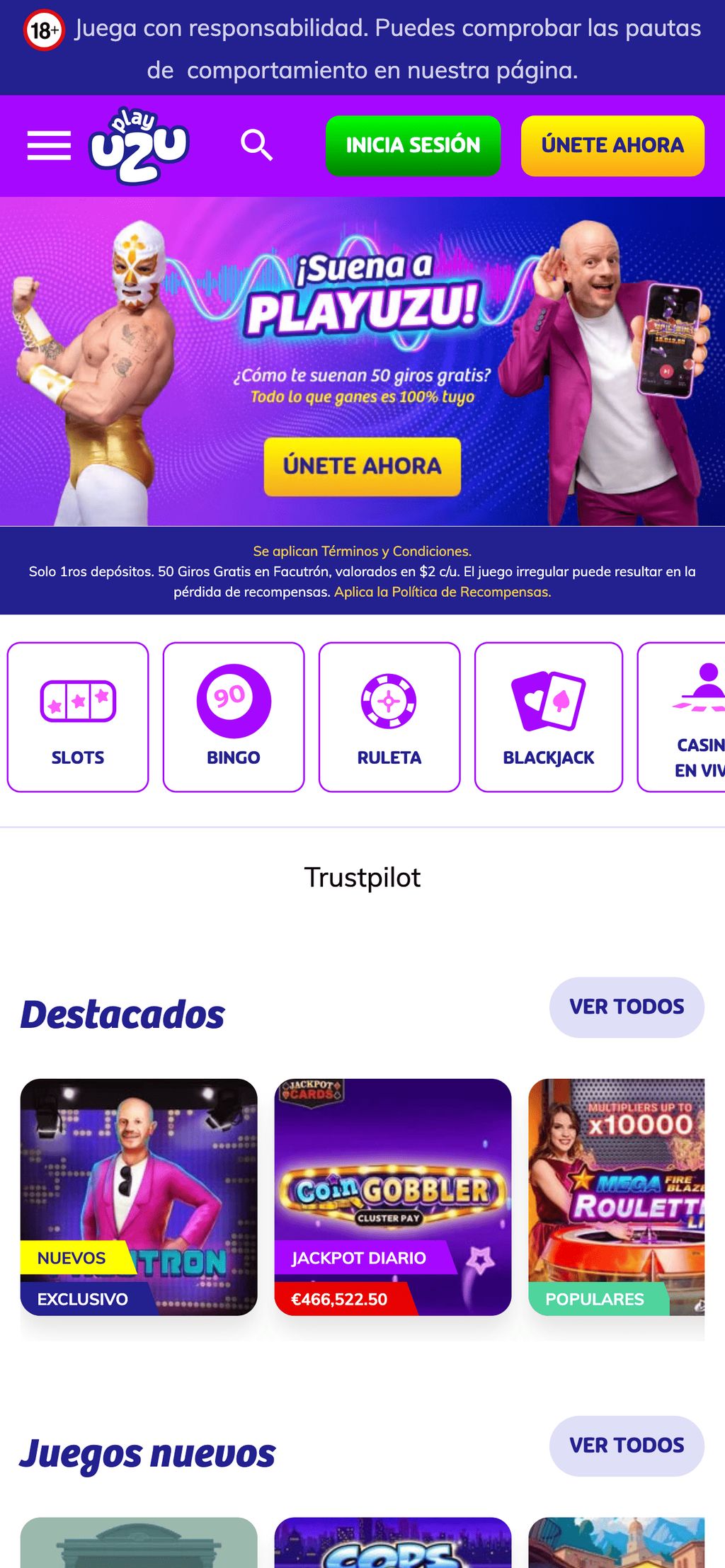 Sitio web oficial de PlauUZU