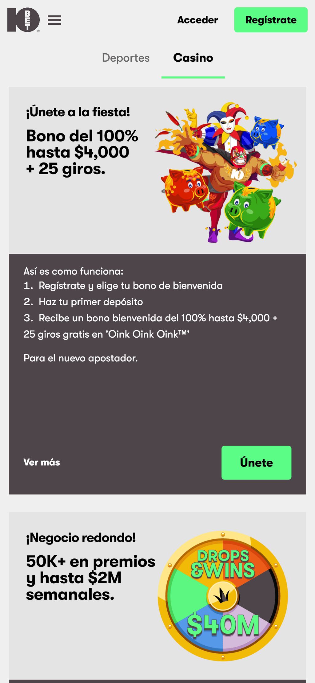 Bono de bienvenida de 10bet