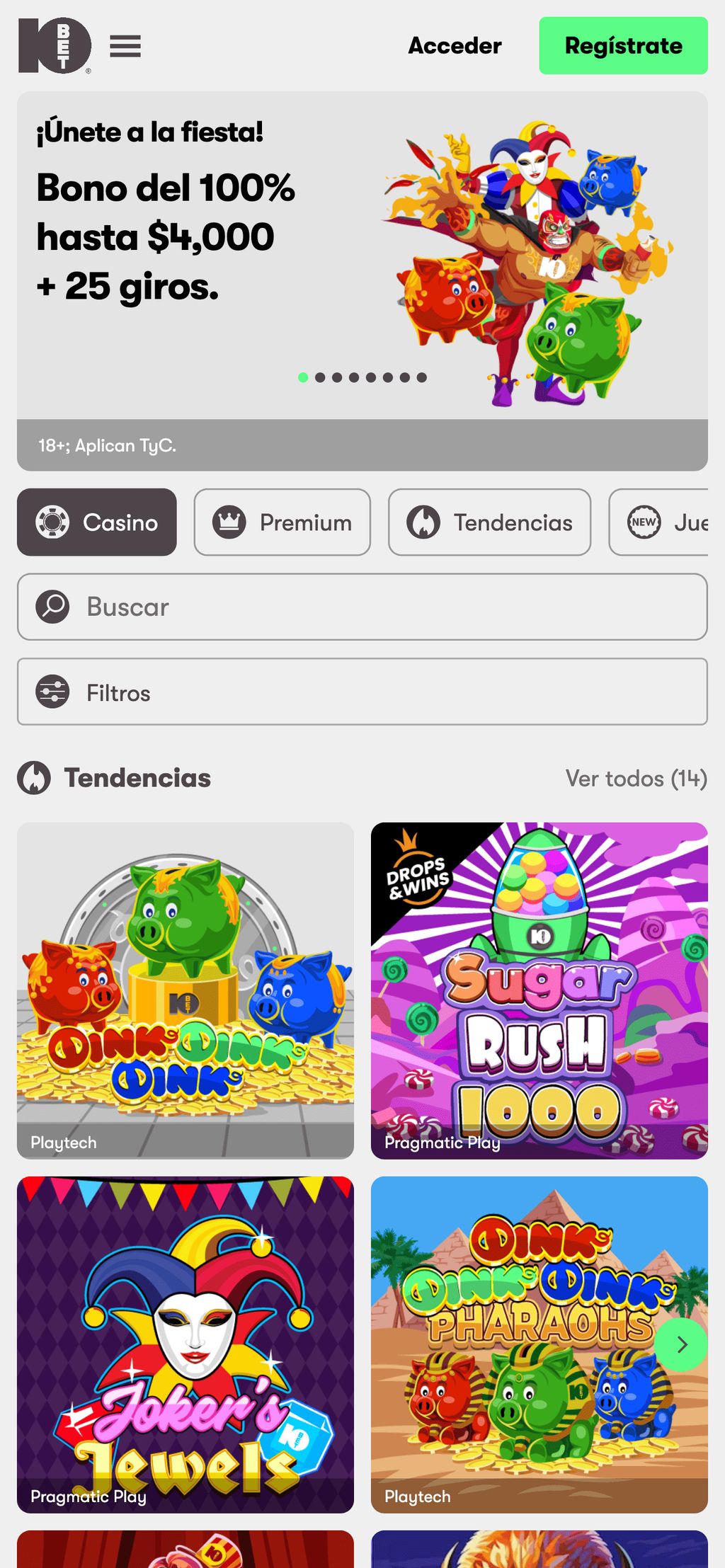 Sitio web oficial de 10bet
